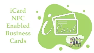 iCard NFC Enabled Business Cards