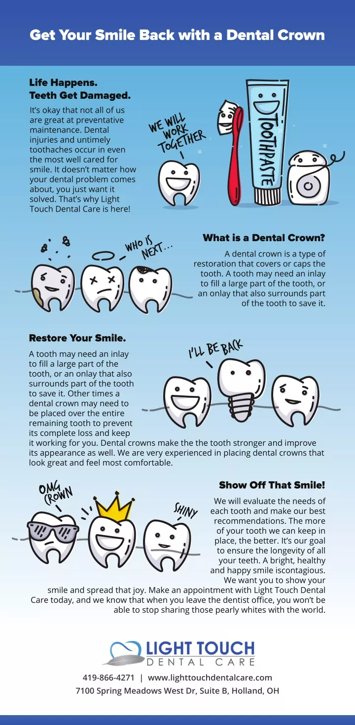 get your smile back with a dental crown