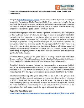 global outlook of alcoholic beverages market