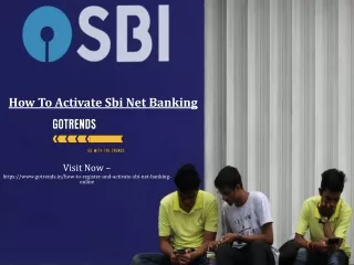 How to Activate SBI Net Banking