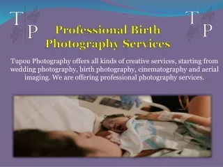 Hire Professional Birth Photography Services
