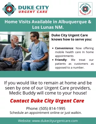 Home Visits | Duke City Urgent Care