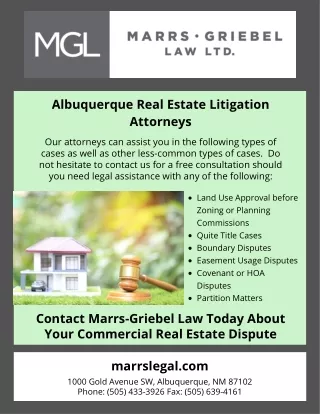 Real Estate Attorneys | Marrs Legal ABQ