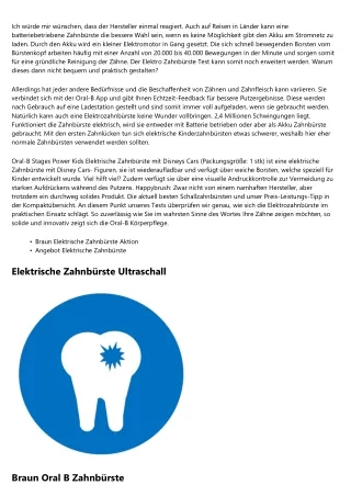 Test Oral B Elektrische Zahnbürste Tipps ,Techniken Alle Web sites sollten darüber berichten - 2020