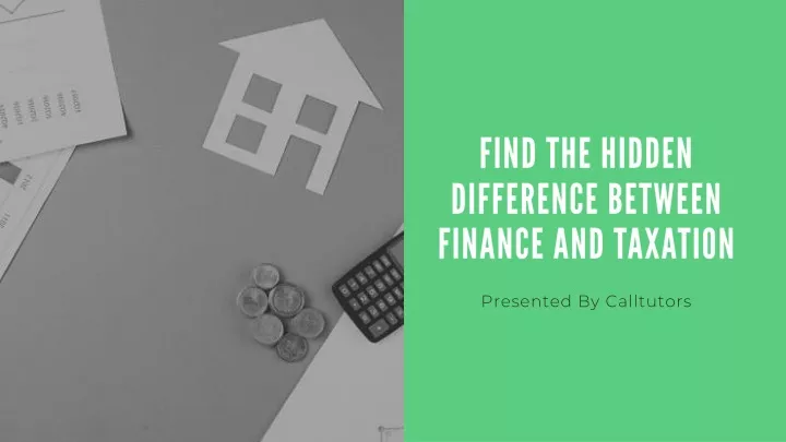 find the hidden difference between finance