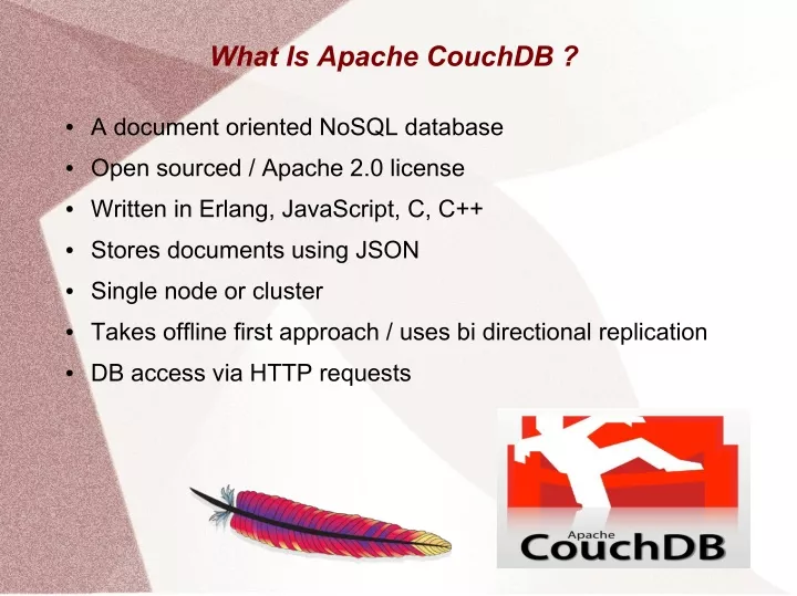 what is apache couchdb