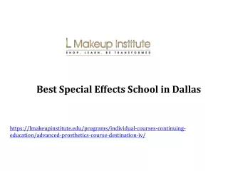 Best Special Effects School in Dallas