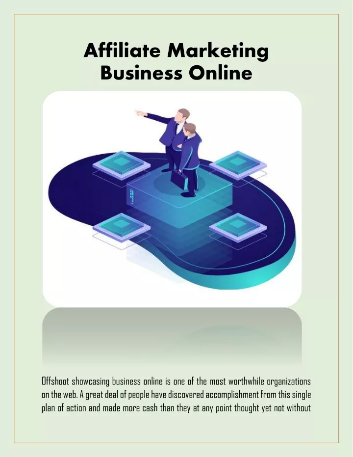 affiliate marketing business online