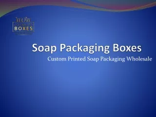 soap packaging boxes
