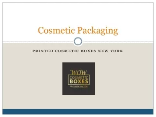 cosmetic packaging