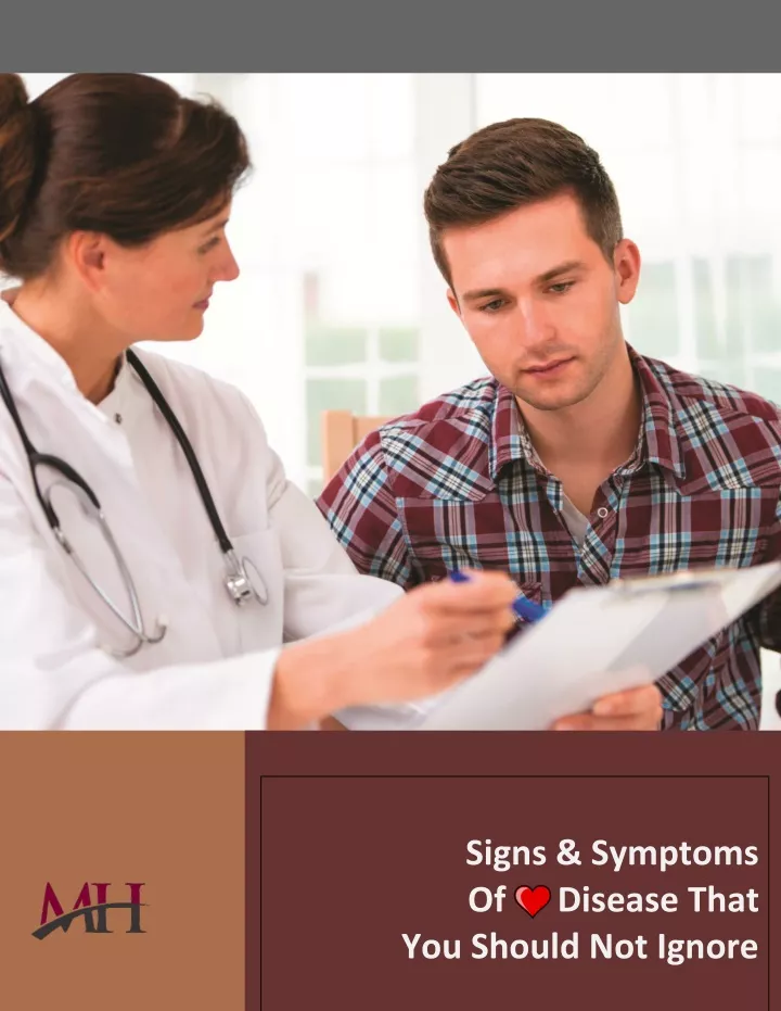 signs symptoms of disease that you should