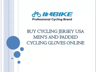 Buy Cycling Jersey USA Men's And Padded Cycling Gloves Online
