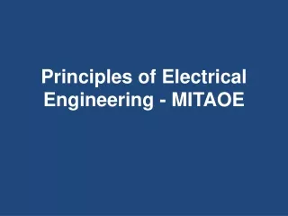 principles of electrical engineering mitaoe