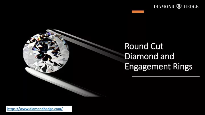 round cut diamond and engagement rings
