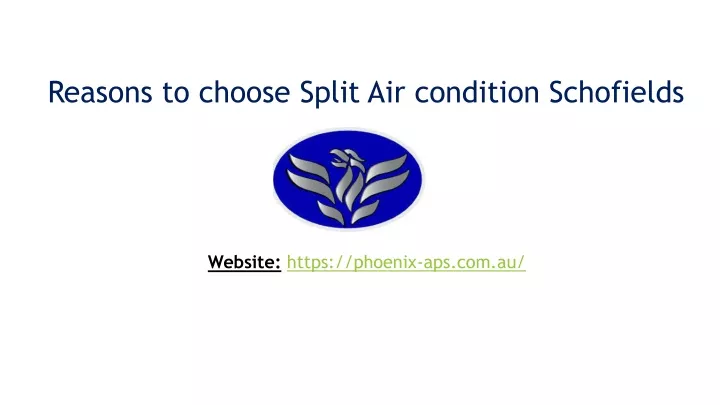 reasons to choose split air condition schofields