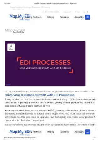 Drive your Business Growth with EDI Processes