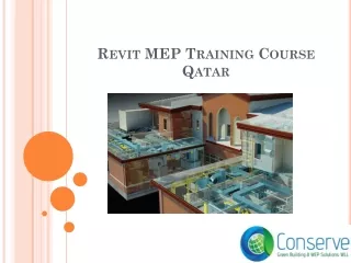 Revit MEP Training Courses Qatar, Revit MEP Certification Classes, Revit MEP Design Doha | Conserve Solution