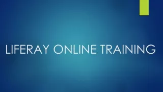 Liferay Online Training-MaxMunus