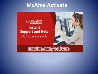 mcafee activate