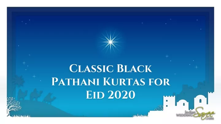 classic black pathani kurtas for eid 2020