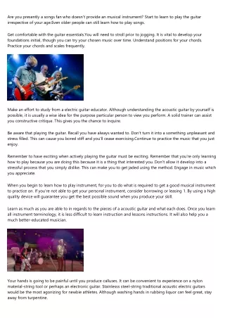 are you presently a songs fan who doesn t provide