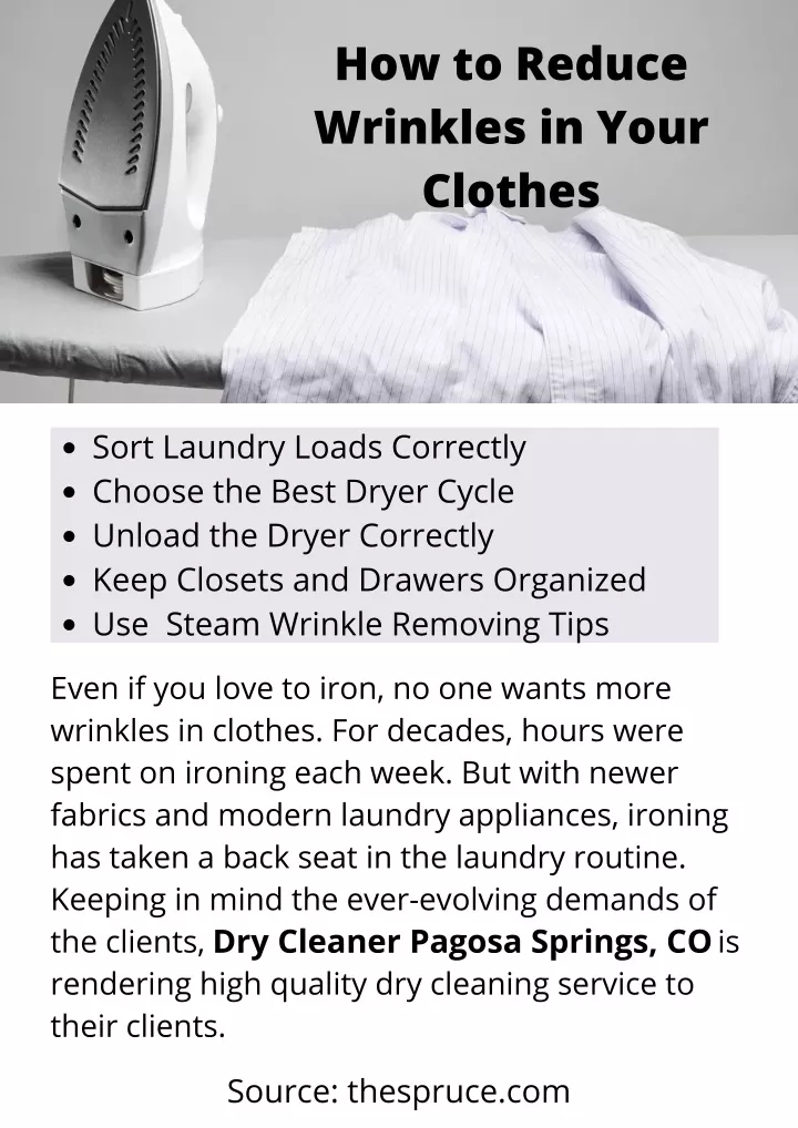 how to reduce wrinkles in your clothes