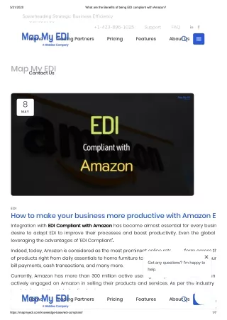 How to make your business more productive with Amazon EDI Compliant?