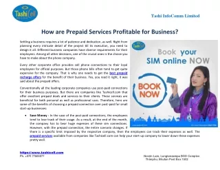How are Prepaid Services Profitable for Business