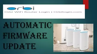 Automatic firmware