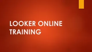 Looker Online Training-MaxMunus