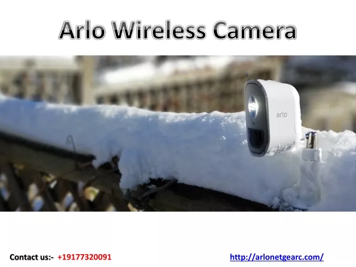 arlo wireless camera
