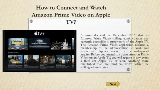 How to Connect and Watch Amazon Prime Video on Apple TV?