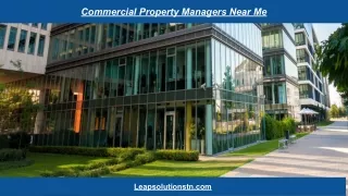 Commercial Property Managers Near Me