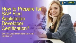 how to prepare for sap fiori application