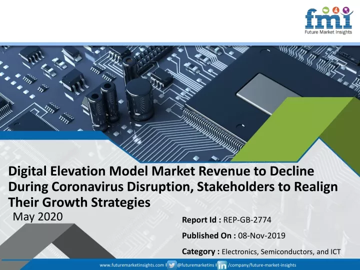 digital elevation model market revenue to decline