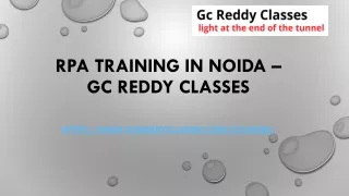 rpa training in noida gc reddy classes