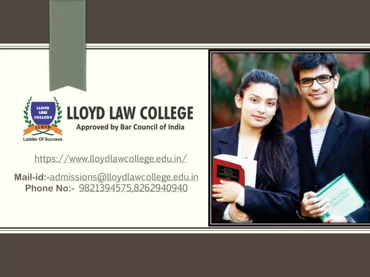 https www lloydlawcollege edu in