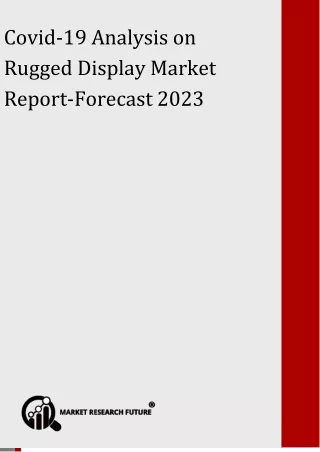 Covid-19 Analysis on Rugged Display Market