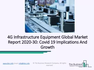 4G Infrastructure Equipment Market Research Trends And Growth Analysis 2020