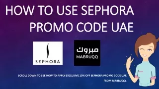 Exlcusive 5% OFF Sephora UAE Promo Code & Sephora Coupons From Mabruqq
