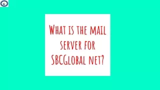 What is the mail server for SBCGlobal net