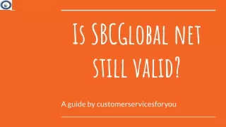 Is SBCGlobal net still valid