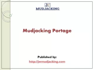 Mudjacking Portage