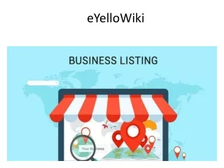 eYelloWiki - Business Listing