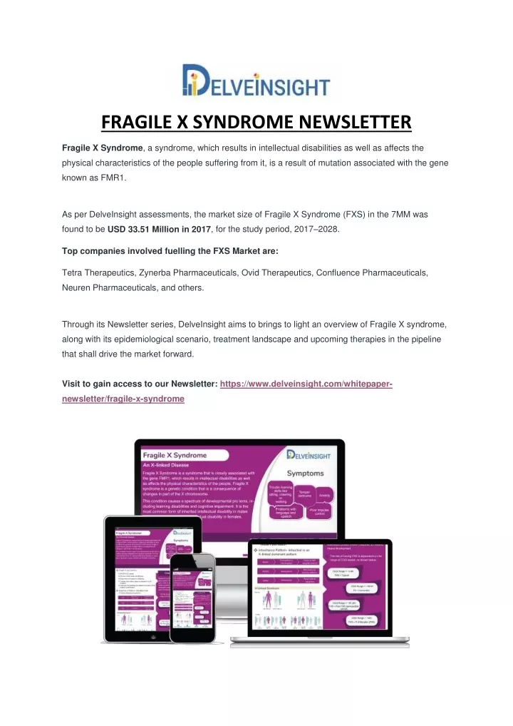 fragile x syndrome newsletter