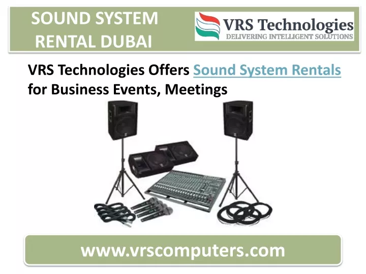 sound system rental dubai