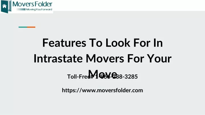 features to look for in intrastate movers for your move