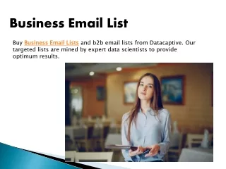 business email list