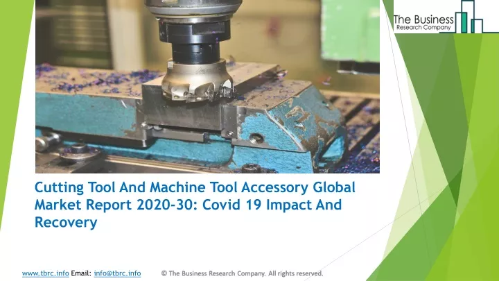 cutting tool and machine tool accessory global market report 2020 30 covid 19 impact and recovery