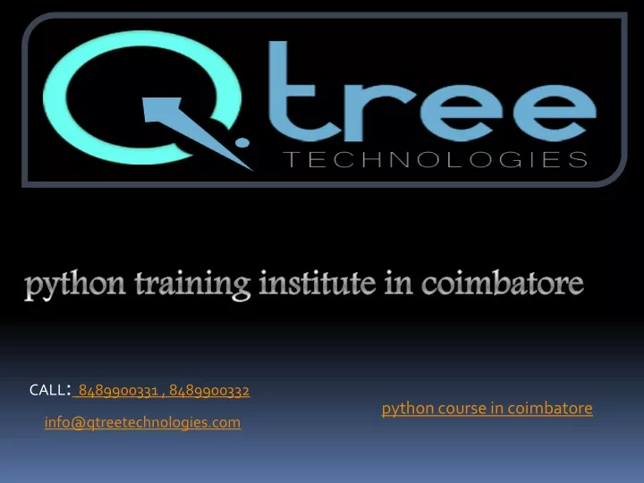 python training institute in coimbatore